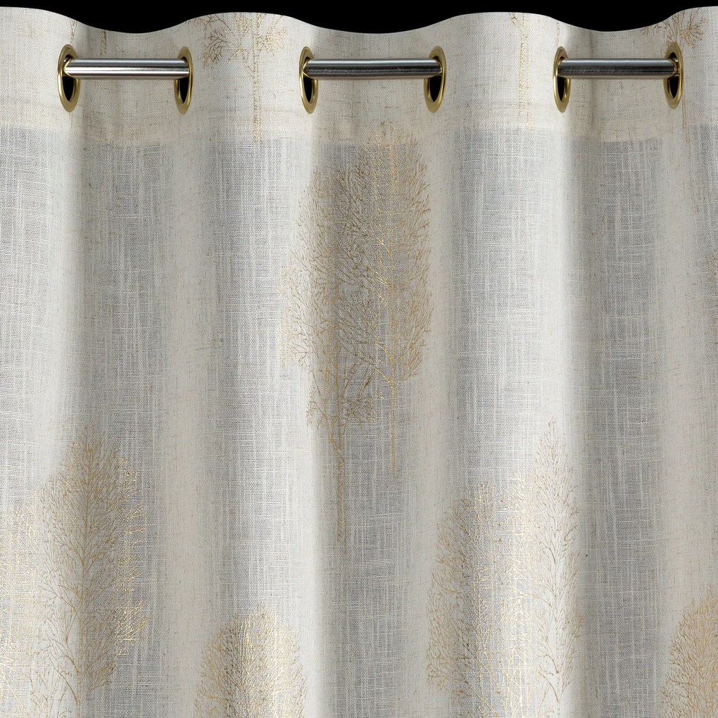 ZÁVES NA KRÚŽKOCH SALINA 140X250 CM VZOROVANÁ