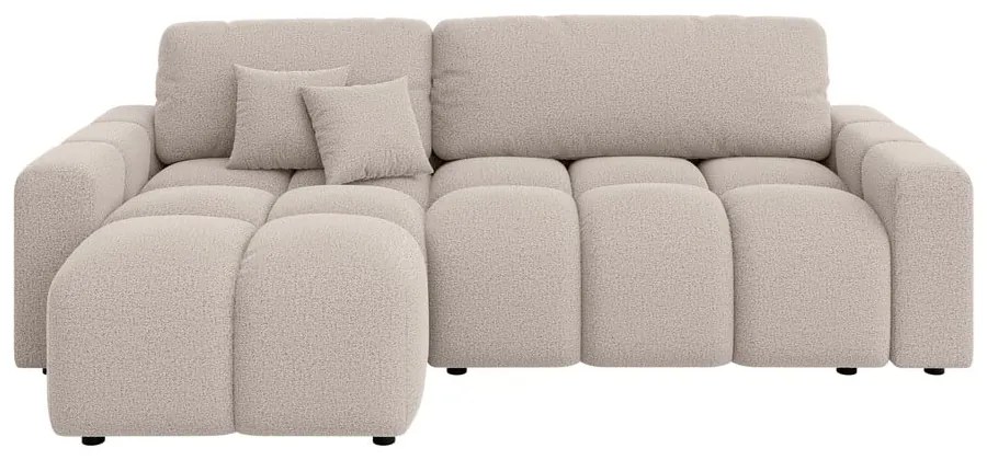 Béžová rozkladacia rohová pohovka (variabilná) Luki – Ropez