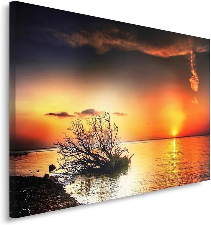 CARO Obraz na plátne - Sunset By The Sea 4 40x30 cm