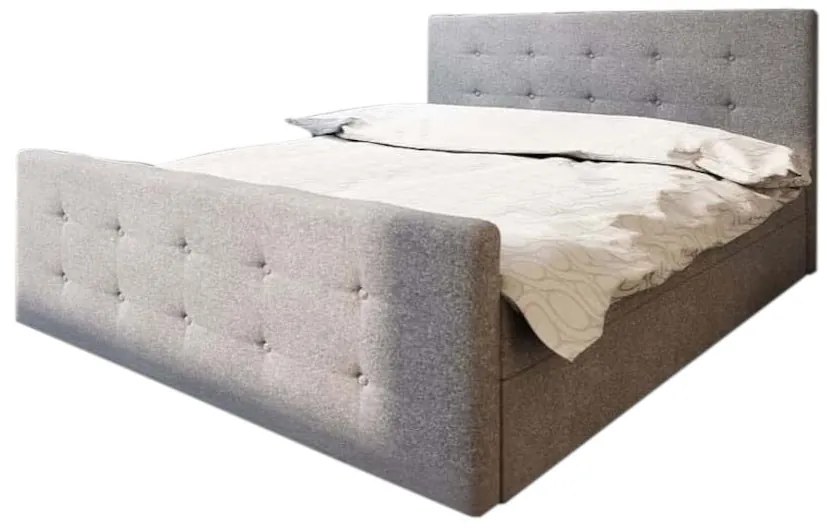 Čalúnená posteľ BAILANDO 1 + rošt + matrac, 160x200, Cosmic 160