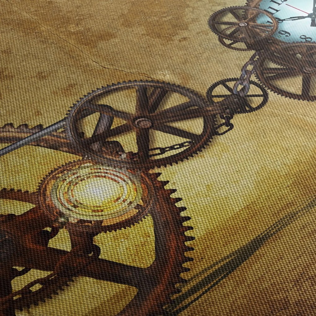 Obraz strojčekov historických hodín (120x50 cm)