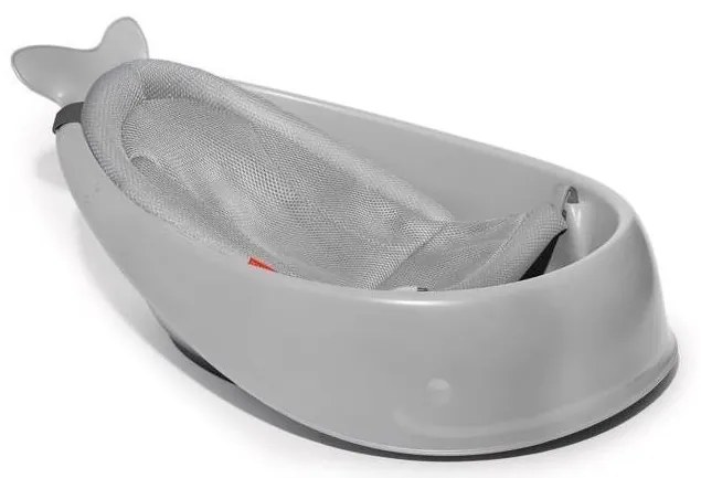 Skip Hop - Detská vanička s ergonomickou podložkou MOBY 3 sivá