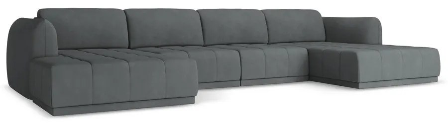 Tmavosivá rohová pohovka Hoku – Makamii