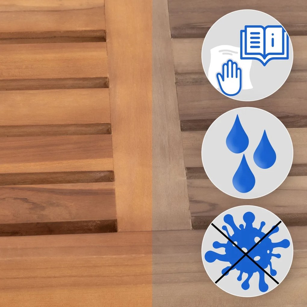 Záhradná lavica Halden Teak - drevo teak,150 cm