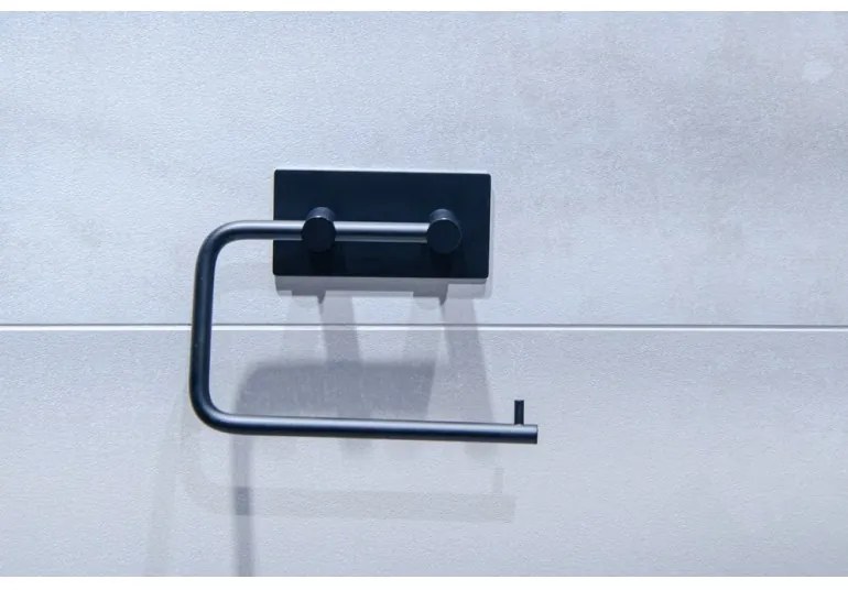 Držiak na toaletný papier čierny AWD