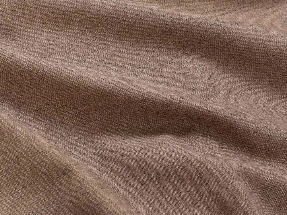 Biante Dekoračný záves Porto PRT-016 Hnedá režná - šírka 130 cm 130x230 cm