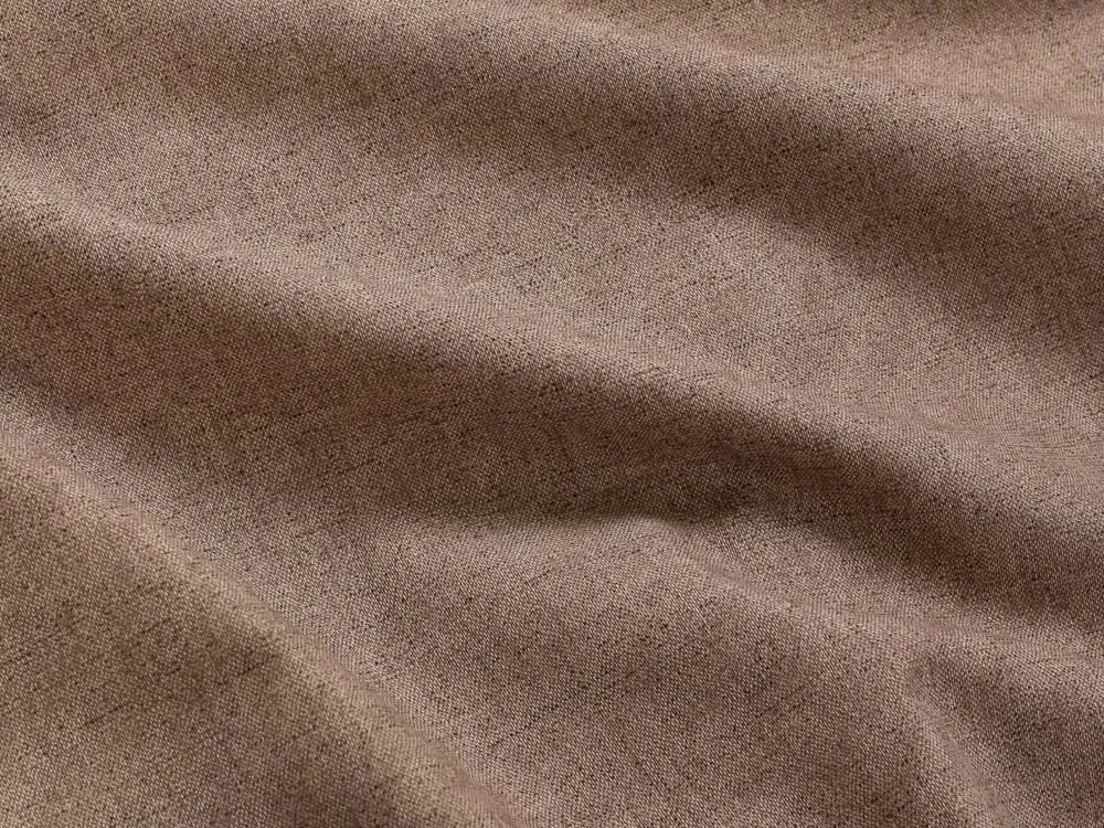 Biante Dekoračný záves Porto PRT-016 Hnedá režná - šírka 130 cm 130x230 cm