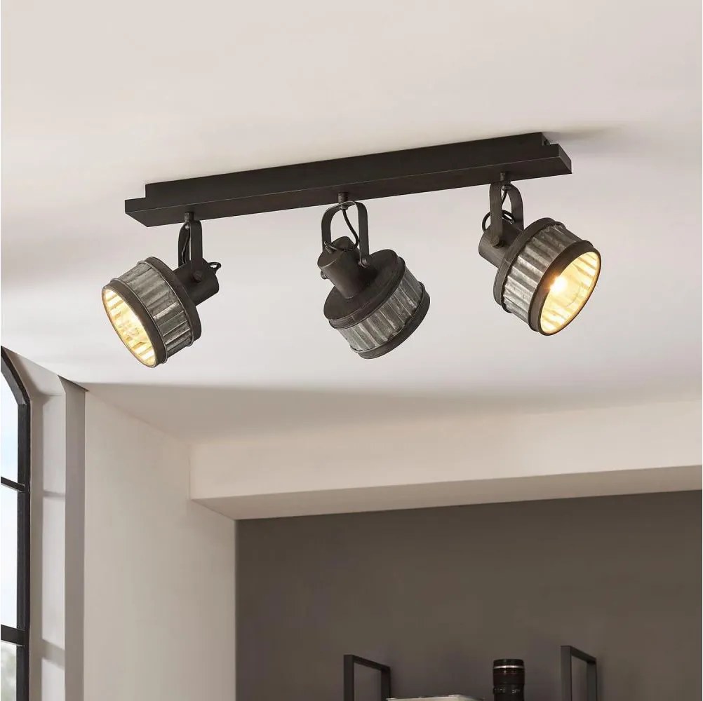 Eglo 43446 - Bodové svietidlo TURROCK 3xE27/28W/230V