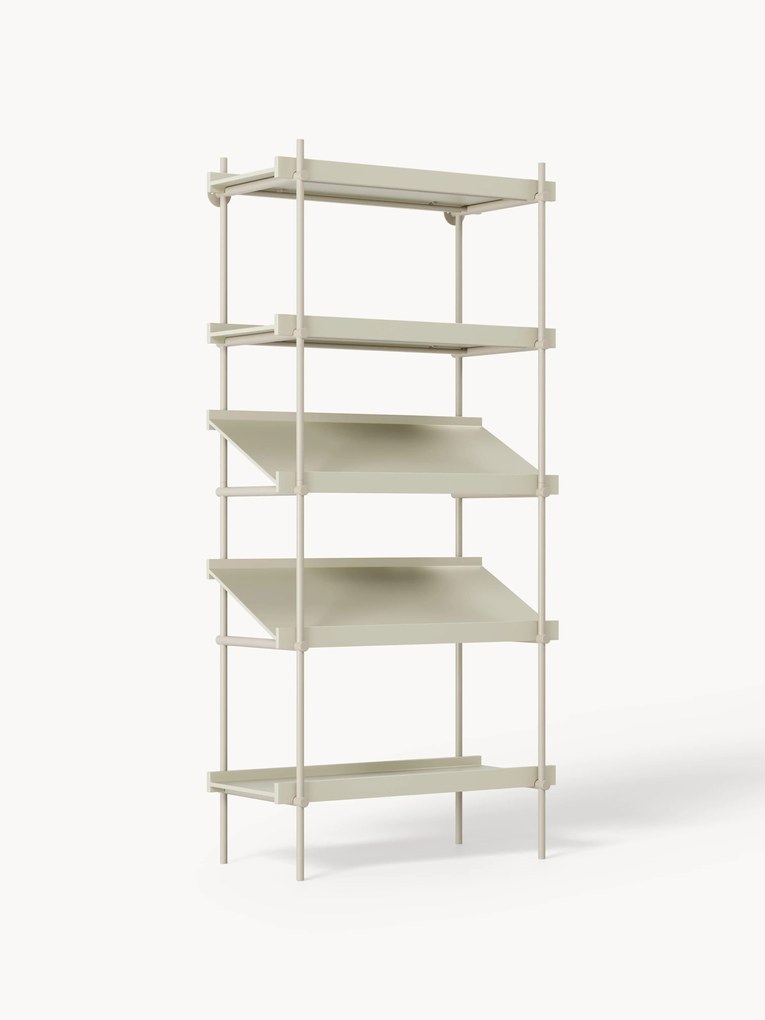 Vysoký regál so šikmými policami Rio