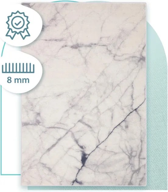 Koberec Agnella Isfahan Marmur svetlosivý