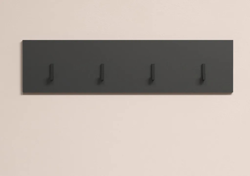 Nástenný vešiak na šaty Esteban, antracit