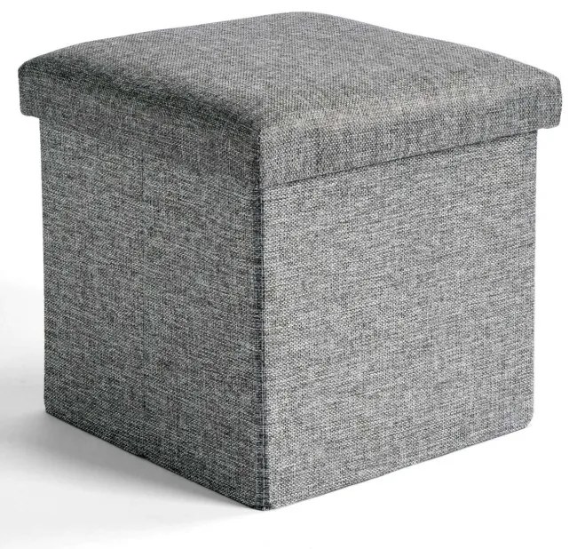 Úložná taburetka DIEGO M sivá