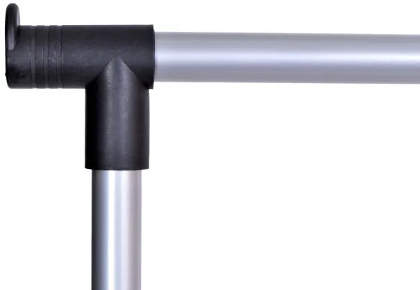 Vešiakový stojan na kolieskach MIA čierny