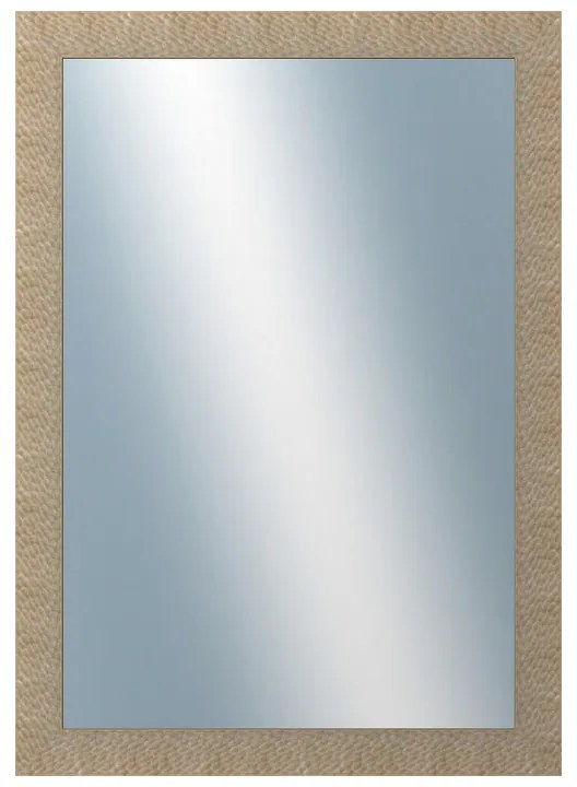 DANTIK - Zrkadlo v rámu, rozmer s rámom 50x70 cm z lišty Golf Champagne (2490)