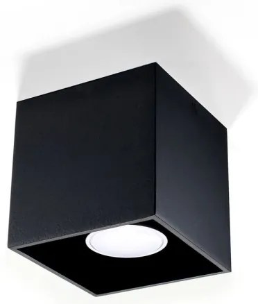 Sollux SL.0022 - Bodové svietidlo QUAD 1 1xGU10/10W/230V čierna