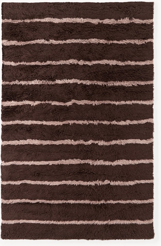 Ručne tuftovaný vlnený koberec's vysokým vlasom Chaz