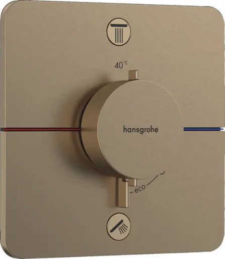 Hansgrohe ShowerSelect Comfort Q sprchová a vaňová batéria bez podomietkového telesa kartáčovaný bronz 15586140