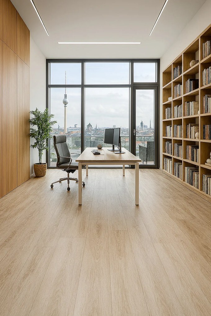 Beaulieu International Group, PVC podlaha - lino Master X 2956, na mieru, šíře 4m, béžová, pvc, chodba / predsieň