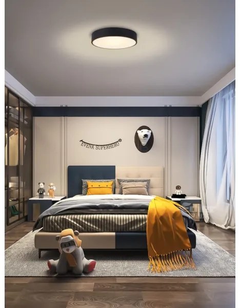 Immax NEO 07201L-LED Stmievateľné stropné svietidlo RONDATE 28W/230V čierna Tuya+DO