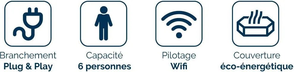Mobilná vírivka NetSpa IDAHO