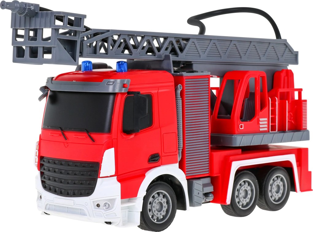 Ramiz Hasičské auto na diaľkové ovládanie 1:12 pre deti 3+ Požiarna hadica + interaktívne funkcie