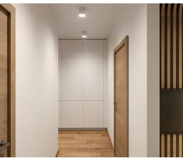 LED2 - LED Vonkajšie stropné svietidlo CUBE LED/12W/230V biela IP54