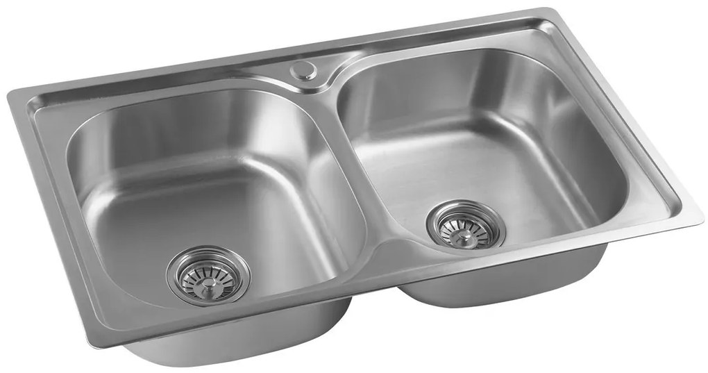 Aqualine Aqualine, Nerezový drez 81x18x46 cm, AQ8146B
