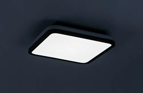 Rabalux 71399 funkčné stropné LED svietidlo Serkan 43W, čierna/biela