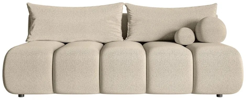 Pohovka trojsedačka Didier mini  (svetlobéžová + čierna). Akcia -18%. Vlastná spoľahlivá doprava až k Vám domov. 1100574