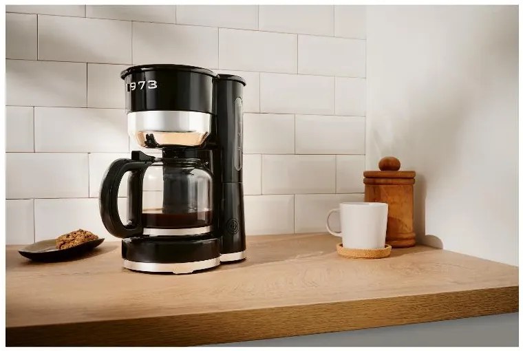 Silvercrest® Kávovar Retro 1973 Skmr 1000 A1/Sokmr 1000 A1, čierna (100393905)