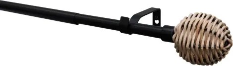 Garnyža Theta 120-210 cm, čierna matná%