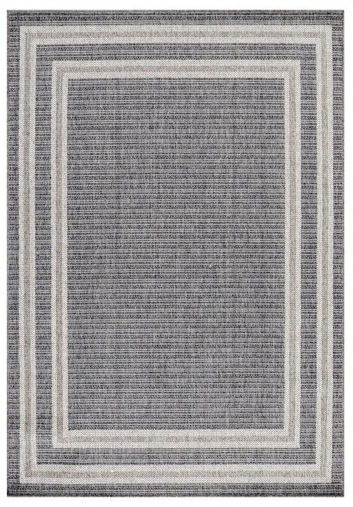 Ayyildiz koberce Kusový koberec Aruba 4901 grey – na von aj na doma - 60x100 cm