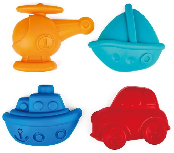 Bábovky - dopravné prostriedky - hračka do piesku