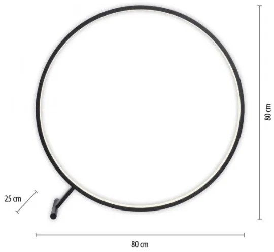 Paul Neuhaus 319-18 - LED Stmievateľná stojacia lampa HULA LED/21,5W/230V + DO