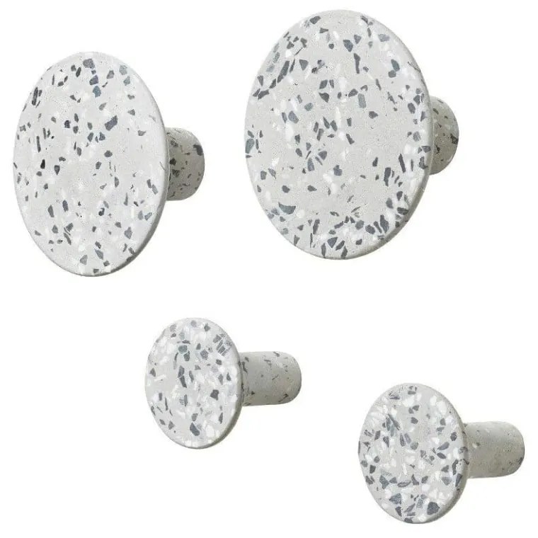 Súprava 4 nástenných háčikov Blomus Terrazzo