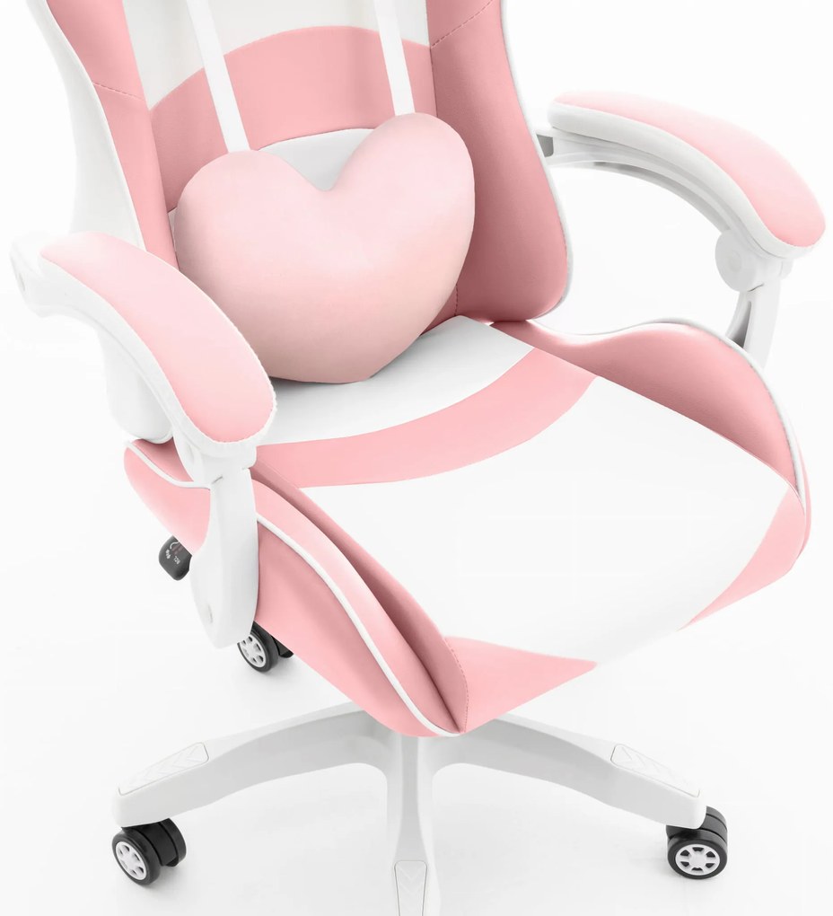 Hells Herné kreslo Hell's Chair Rainbow Pink-White