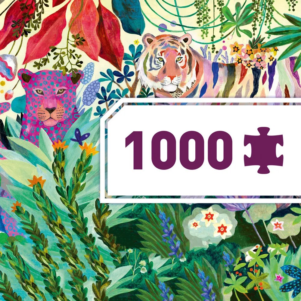 Puzzle - Dúhový tiger - 1000 ks