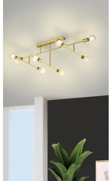 Eglo 98882 - Prisadený luster BELSIANA 8xE27/40W/230V