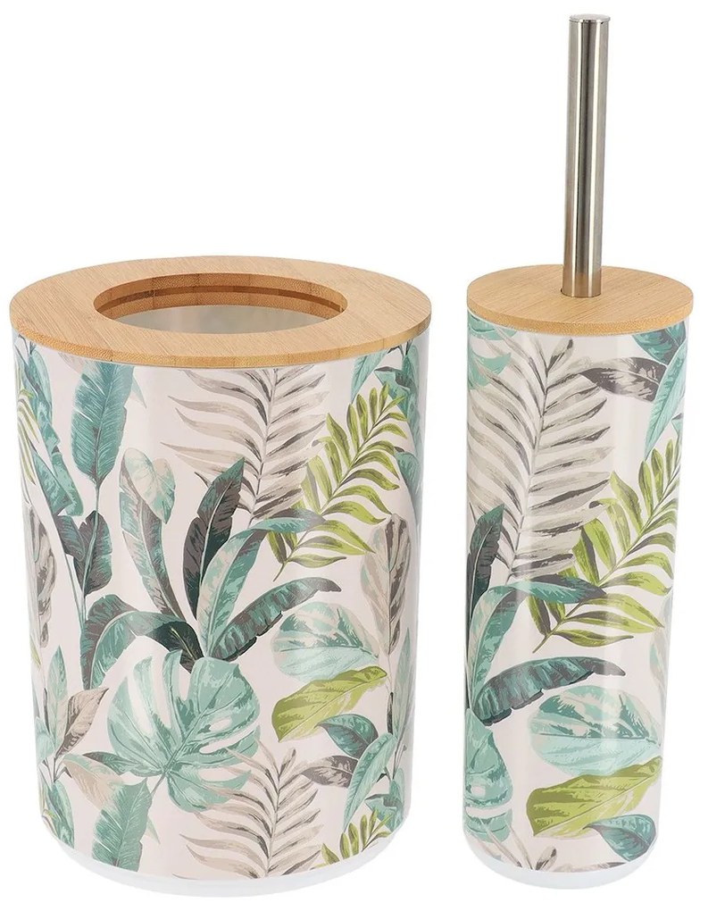 TENDANCE WC kefa Jardin, kombinácia farieb/s drevenými a chrómovými prvkami