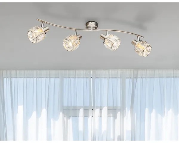 Globo 54356-4 - Bodové svietidlo KRIS 4xE14/40W/230V