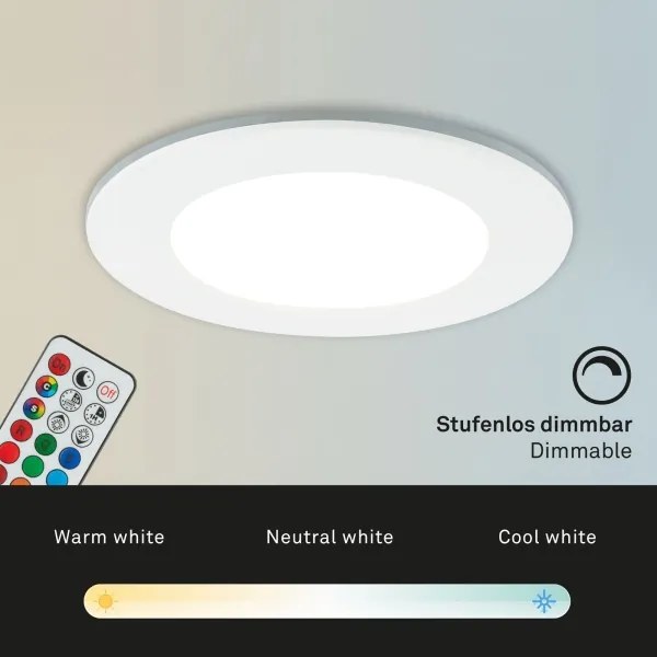 Briloner - SADA 3x LED Stmievateľné kúpeľňové svietidlo LED/4,8W/230V IP65