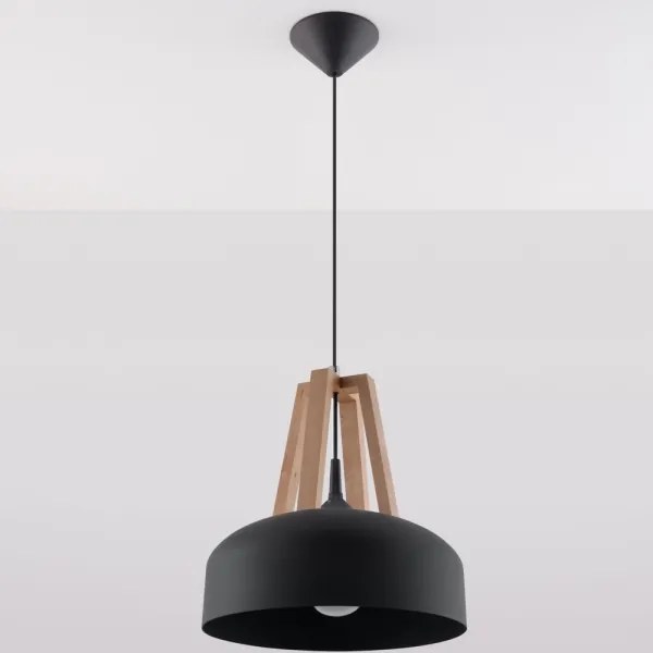 Sollux SL.0390 - Luster na lanku CASCO 1xE27/60W/230V pr. 30 cm