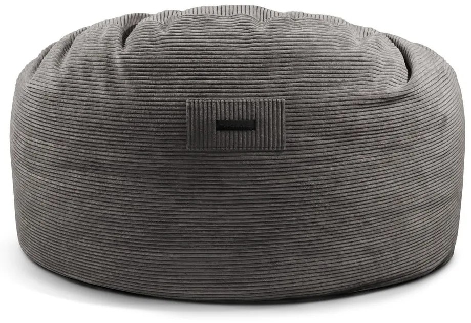 Fialový menčestrový sedací vak Om 135 – SLOWDOWN