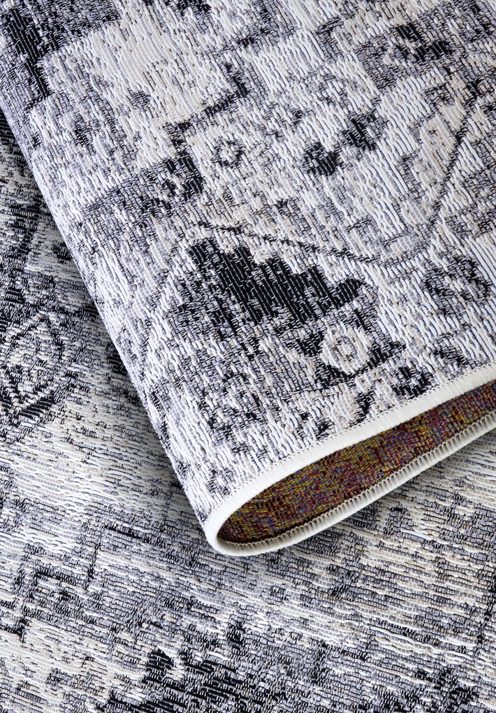 Kusový koberec Villeroy & Boch 106063 Cream, Grey – na von aj na doma, 200x285, šedá, chodba / predsieň, Villeroy & Boch