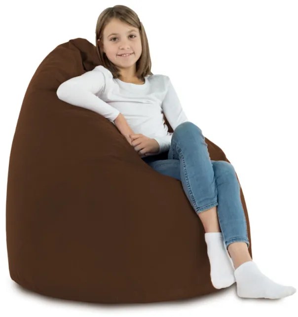 Plyšový sedací vak SAKO Hnedý