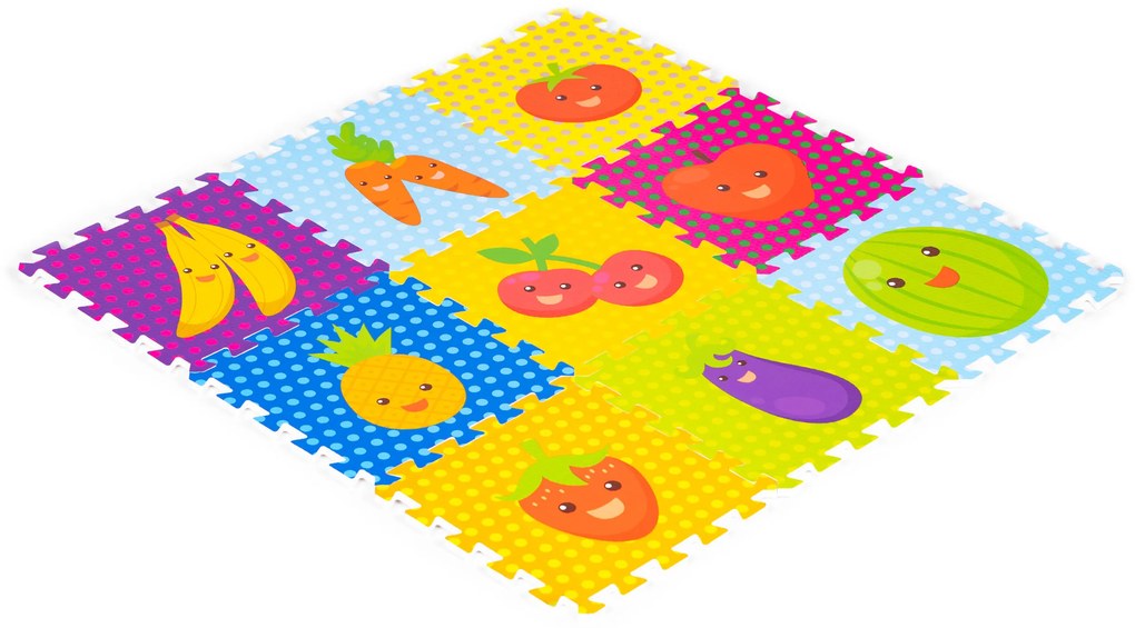 IPLAY penová podložka puzzle, Ovocné