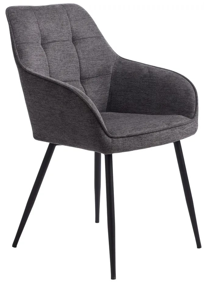 Tmavosivá jedálenská stolička Nolan – Unique Furniture