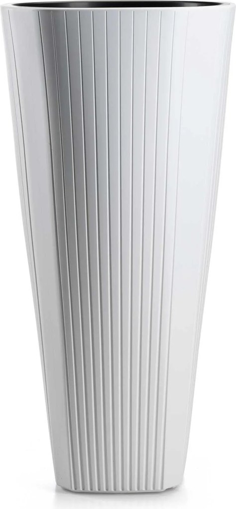 PLASTOVÝ KVETINÁČ MORA 39X81 CM BIELA