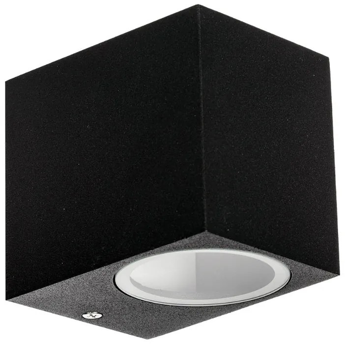 LED vonkajšie svietidlo B7157 - GU10 - 9 x 8 x 6,5cm - čierna - IP44