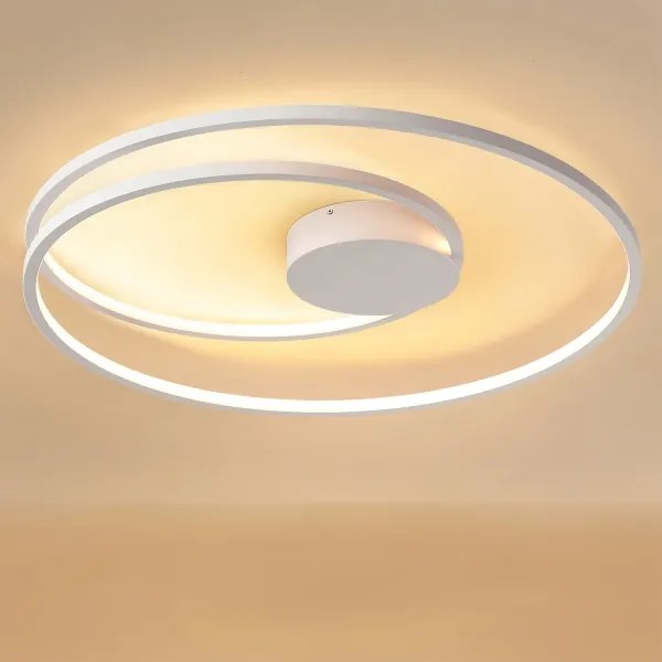 Brilagi- stmievateľné LED stropné svietidlo TWISTER LED/105W/230V pr. 100 cm biela+DO